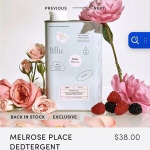 OUAI Melrose Place Detergent - Soft Pink and White